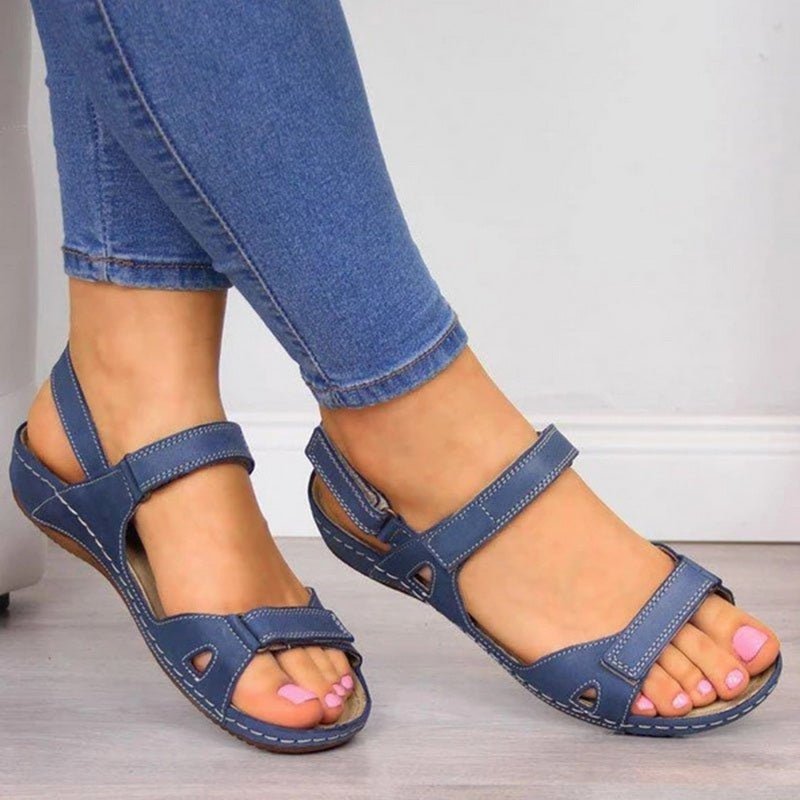 Summer Women Sandals Soft Comfortable Flat Sandals - AroundTheWineCooler
